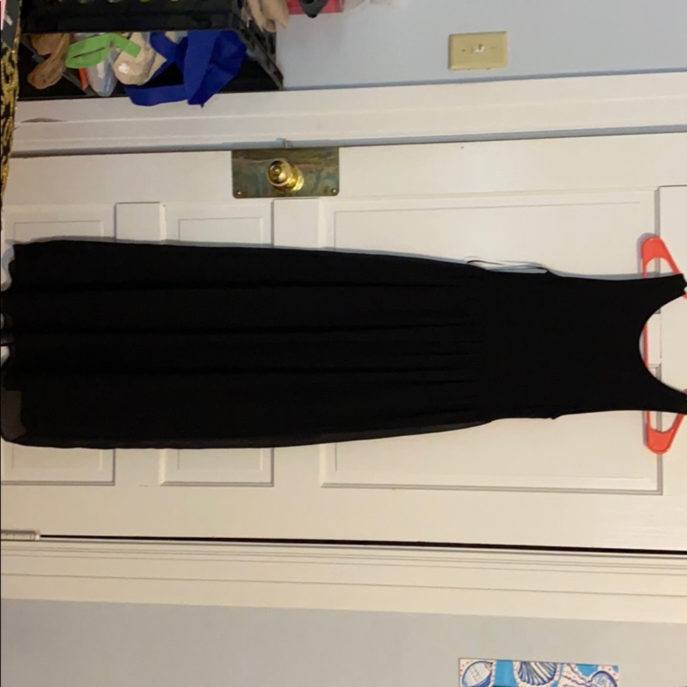 Forever 21 black sheer maxi dress